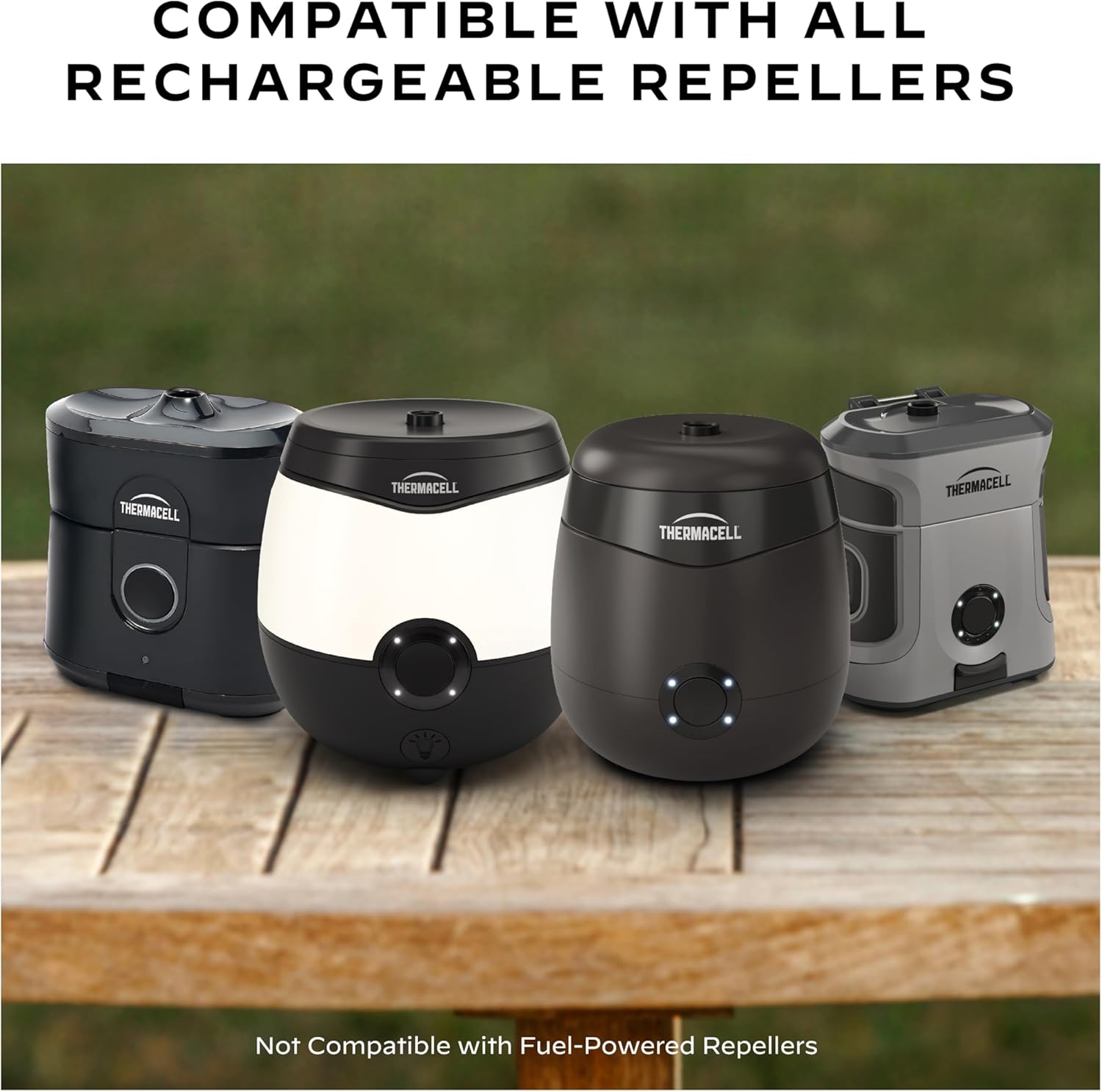 Thermacell Rechargeable Mosquito Repeller Refills; Advanced Repellent Formula Provides 20 Foot Protection Zone; Compatible with Thermacell E-Series & Radius Only; No DEET, Spray or Flame