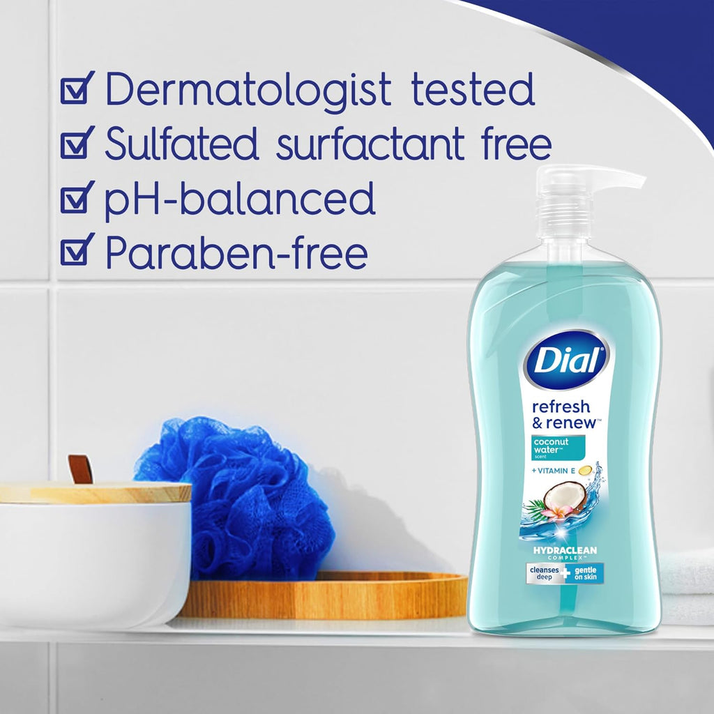 Dial Body Wash, Refresh & Renew Spring Water, 32 fl oz