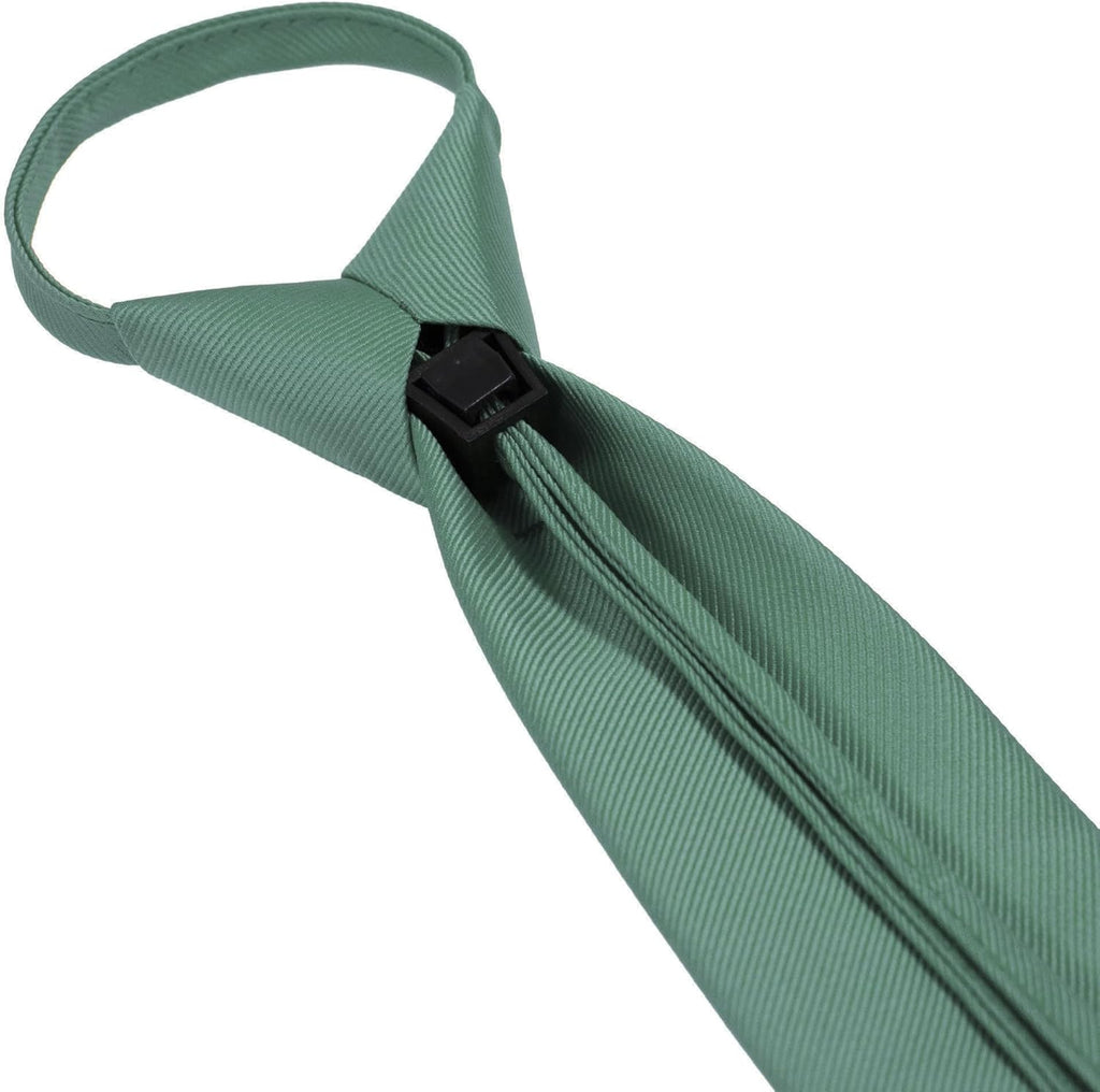 JEMYGINS 3.15“Solid Color Pre-tied Adjustable Necktie for Business and Wedding