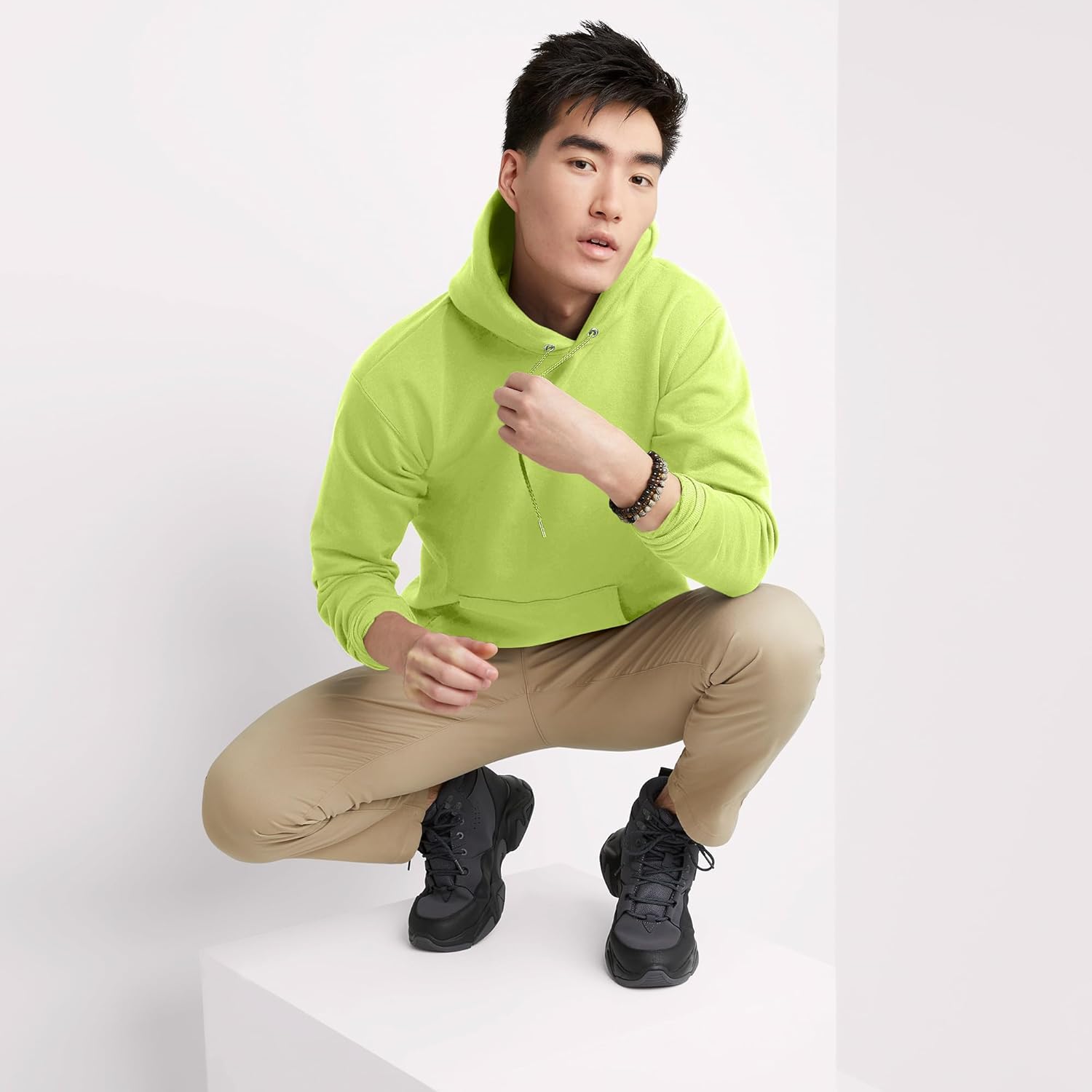 Hanes mens Hoodie, Ecosmart Fleece Hoodie, Hooded Sweatshirt for Men