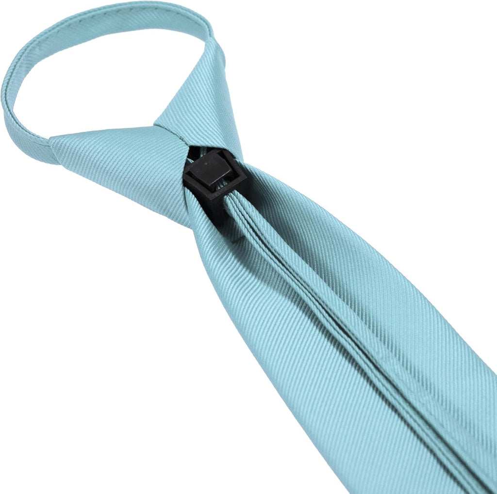 JEMYGINS 3.15“Solid Color Pre-tied Adjustable Necktie for Business and Wedding