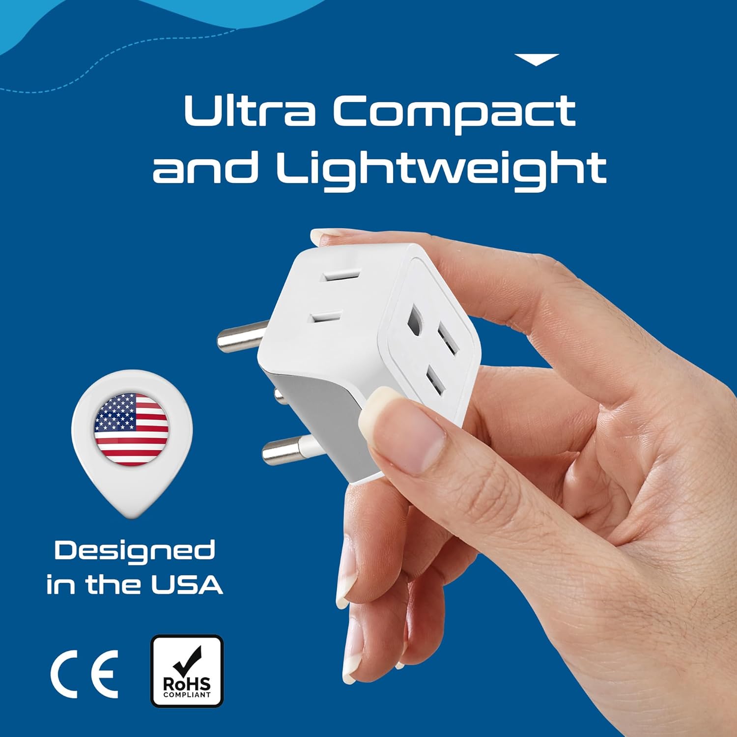 Ceptics Universal Travel Adapter, 35W International Power Adapter with PD & QC 3.0 Dual USB-C, 3 USB Travel Adapter Worldwide, Type I C G A Outlets 110V 220V A/C - EU Euro US UK (11-KU)