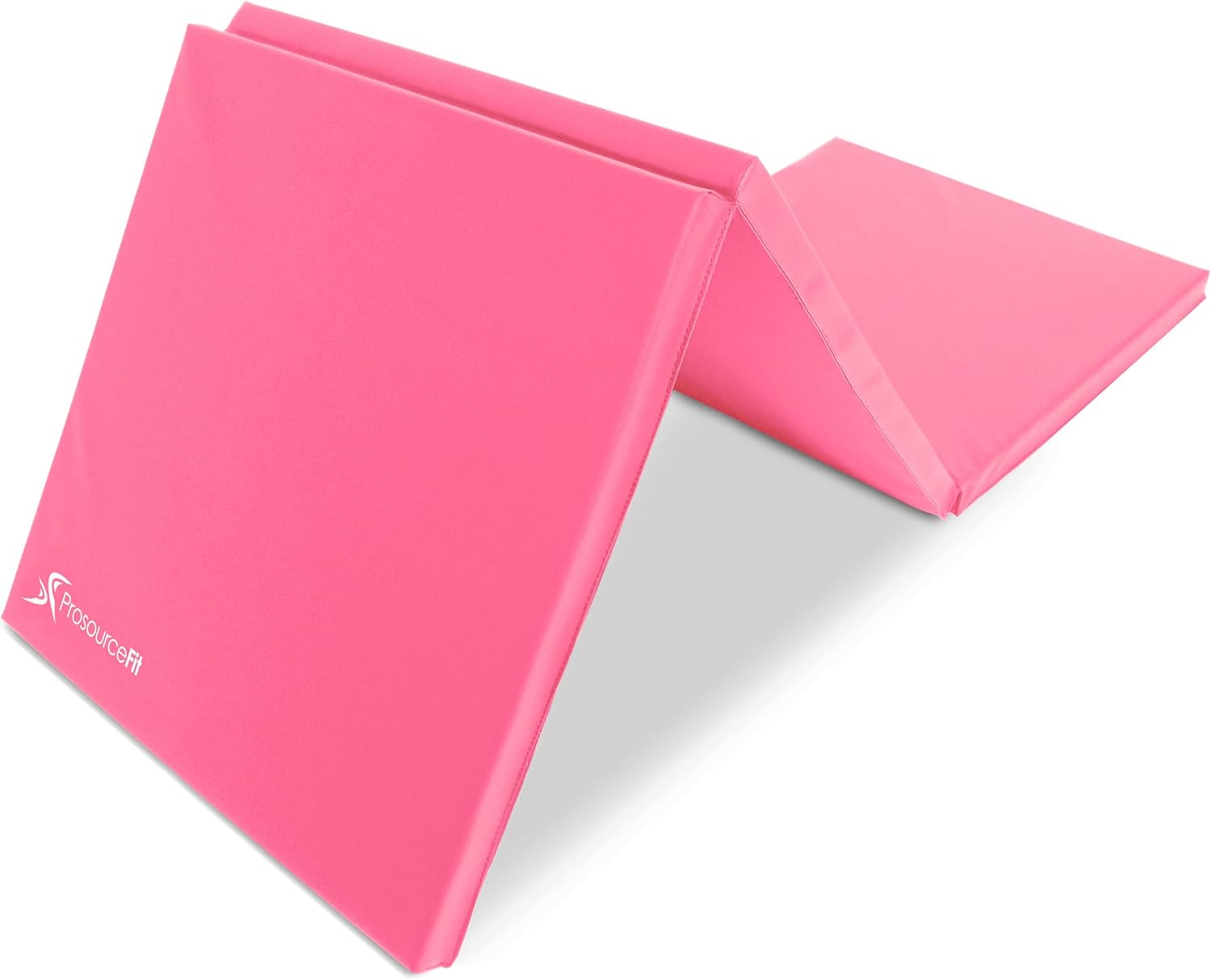 ProsourceFit Tri-Fold Folding Thick Exercise Mat 6’x2’ with Carrying Handles for MMA, Gymnastics Core Workouts