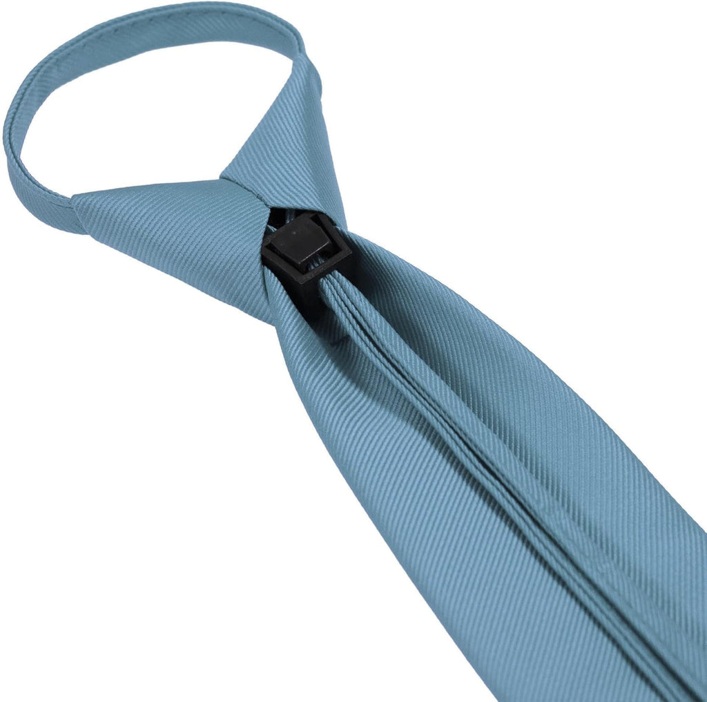 JEMYGINS 3.15“Solid Color Pre-tied Adjustable Necktie for Business and Wedding