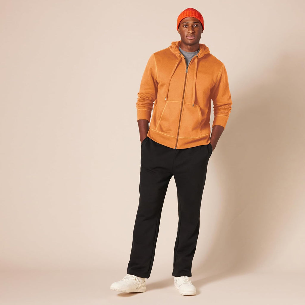 Essentials Men's Full-Zip Fleece Hoodie (Available in Big & Tall)