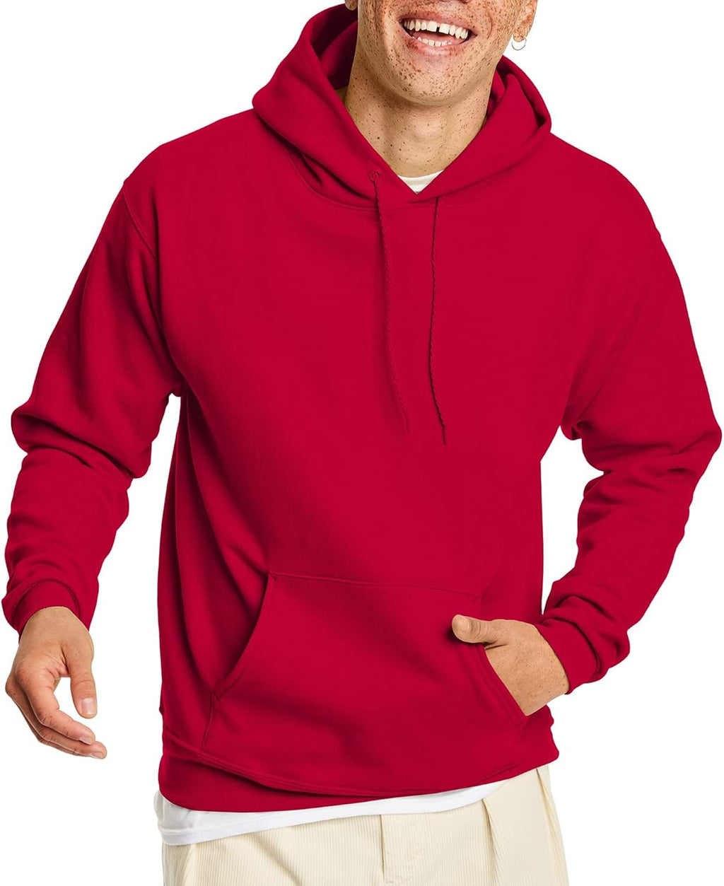 Hanes mens Hoodie, Ecosmart Fleece Hoodie, Hooded Sweatshirt for Men