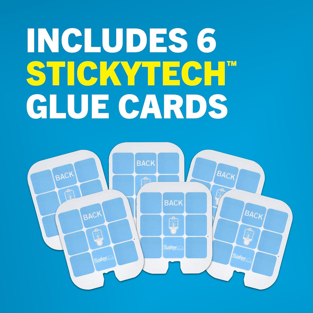 Safer Home Indoor Plug-In Fly Trap - SH502 - Effective Fruit Fly Traps for Indoors, Gnat Traps for House Indoor, 400 Sq Ft Protection - Style: 1 Device + 2 Glue Cards