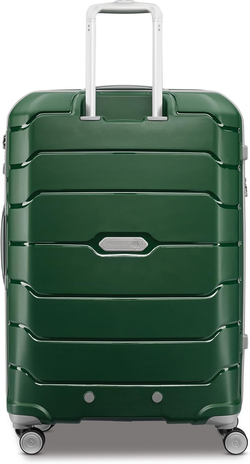 Samsonite Freeform Hardside Carry-On Luggage with Spinner Wheels - Hardshell Suitcase - TSA, Airline-Approved - Expandable Hard Shell, Smooth Rolling Wheels for Lightweight Travel - Navy