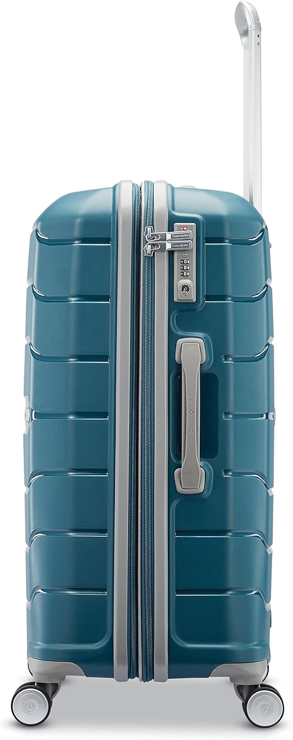 Samsonite Freeform Hardside Carry-On Luggage with Spinner Wheels - Hardshell Suitcase - TSA, Airline-Approved - Expandable Hard Shell, Smooth Rolling Wheels for Lightweight Travel - Navy