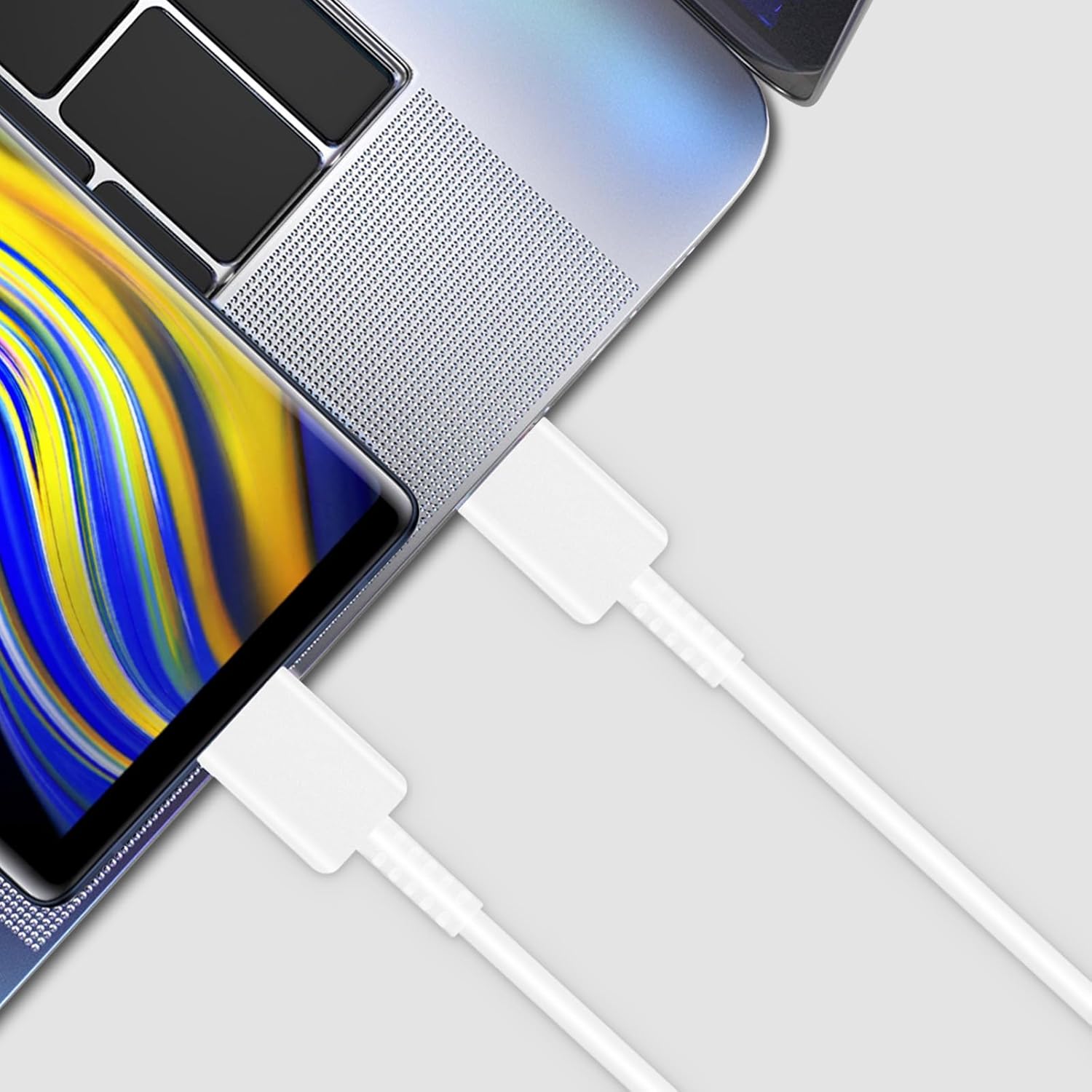 Type C Charger, 2-Pack 25W Type C Fast Charging Block with 6ft USB C Charger Cable Compatible with Galaxy S25 S24 S23 S22 S21+/Phone 16/16 Pro Max/15/15 Pro Max/15 Plus-Black