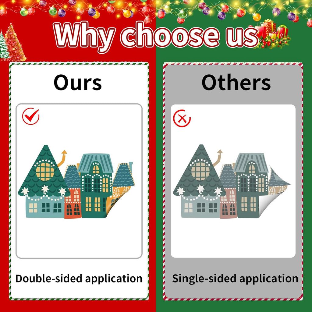 Pink Halloween Window Clings Decor, Cute Window Stickers Decoration, Ghost Bat Pumpkin Decals for Home Classroom Kids Rooms, 9 Sheets