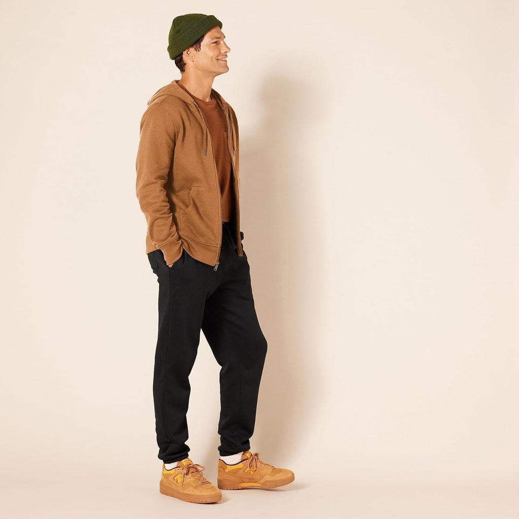 Essentials Men's Full-Zip Fleece Hoodie (Available in Big & Tall)