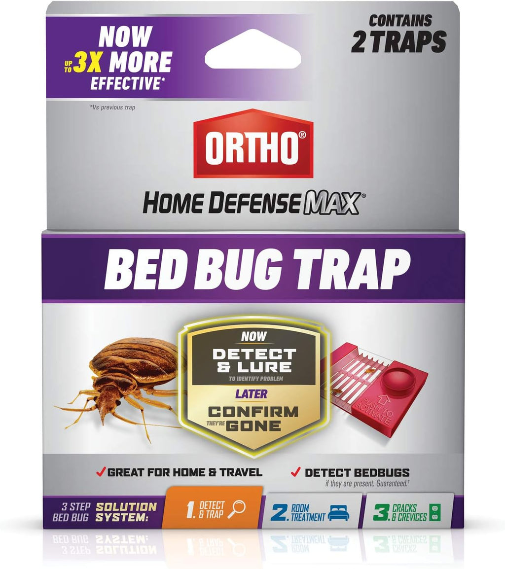 Ortho Home Defense Max Bed Bug, Flea and Tick Killer with Comfort Wand, Bed Bug Spray, Kills Bed Bug Eggs, Fleas and Ticks, 1 gal.