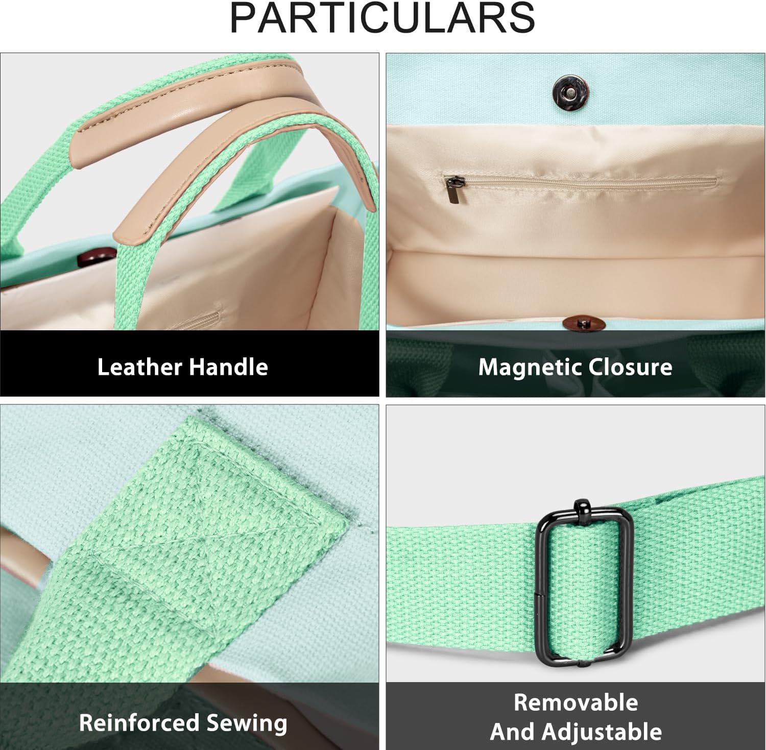 Tote Bags for Women Canvas Tote Purse Crossbody with Pockets Top Handle Shoulder Satchel Bag for Women