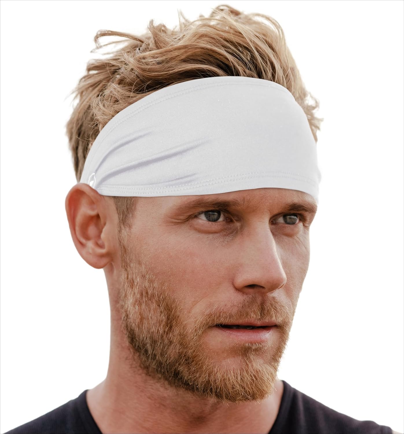 Tough Outfitters Headband for Men - Mens Headbands - Working Out Sports Performance Head Bands - Athletic Cycling Running Sweat Band, Football Headbands - Sweat Bands Men/Women