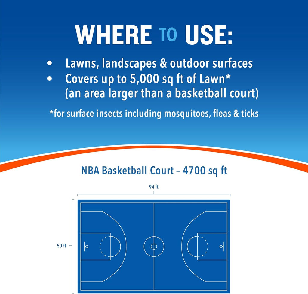 Cutter Backyard Bug Control Spray Concentrate (2 Pack), Kills Mosquitoes, Fleas & Listed Ants, 32 fl Ounce