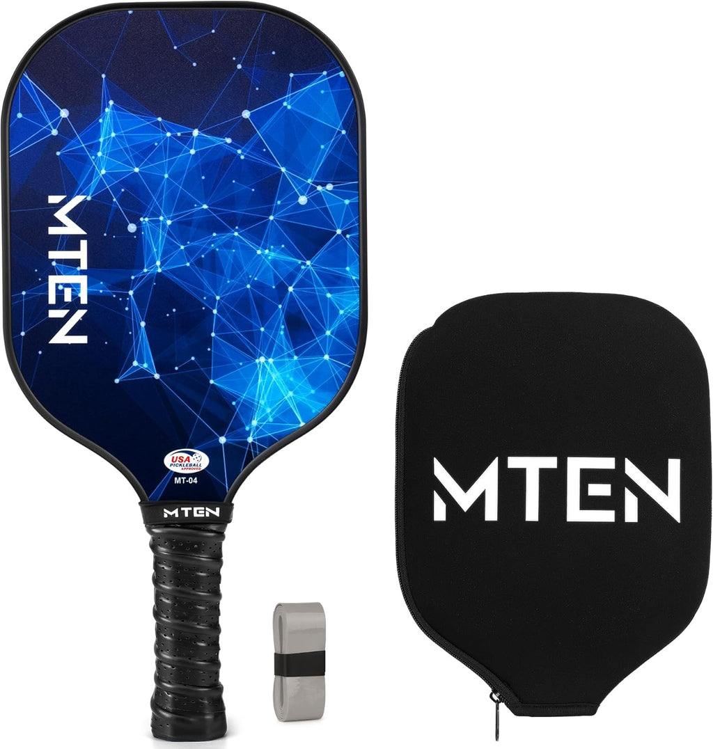 Pickleball Paddles, USAPA Approved Fiberglass Surface Pickleball Set with Pickleball Rackets, Pickleball Paddles Set for Men Women