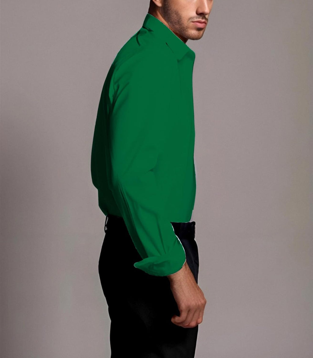 BEILU Stretch Mens Slim Fit Dress Shirts Formal Long Sleeve Button Down Shirts