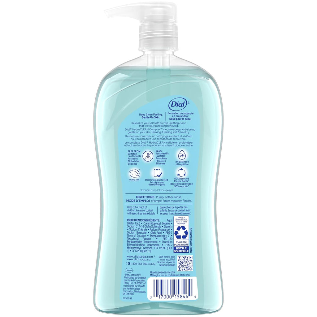 Dial Body Wash, Refresh & Renew Spring Water, 32 fl oz