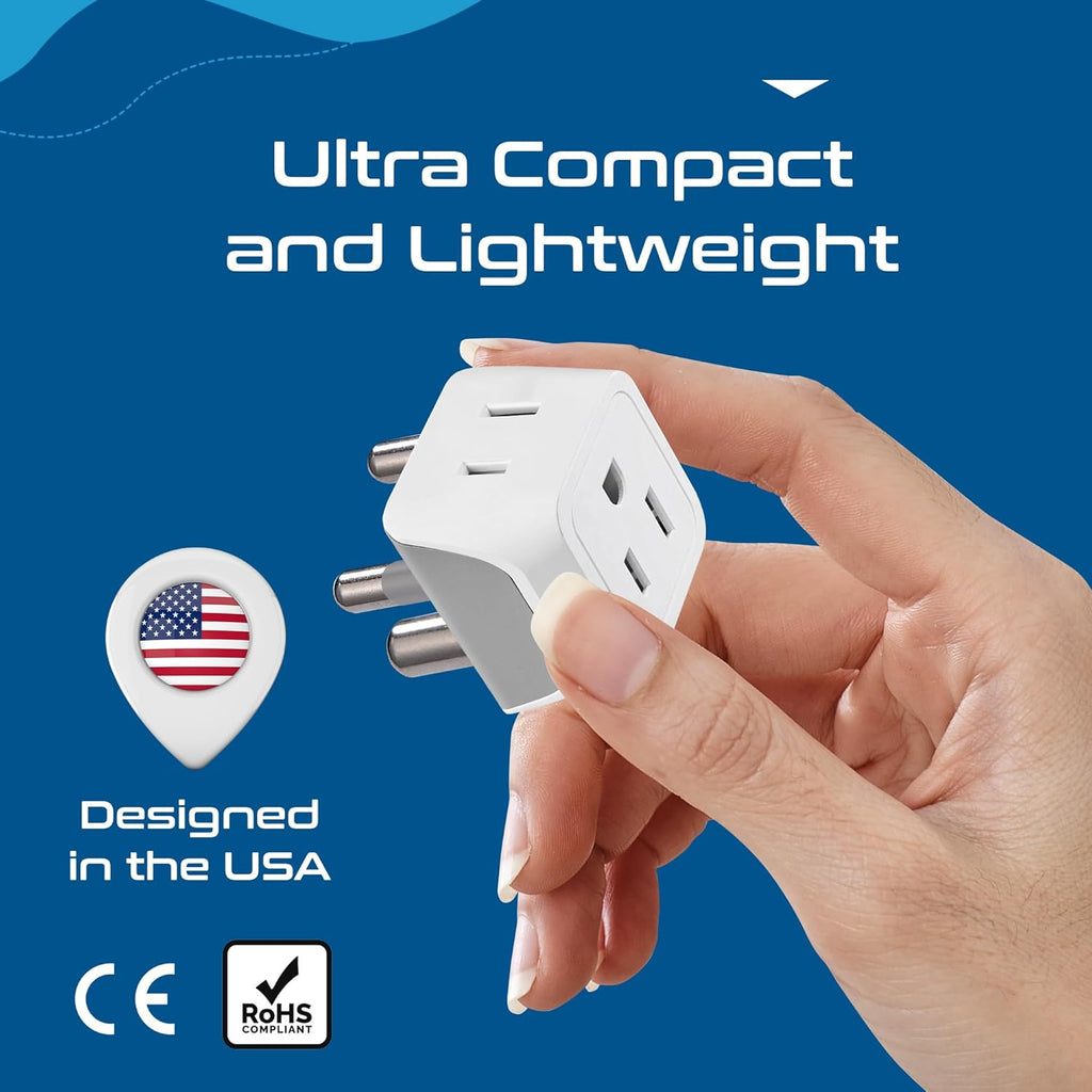 Ceptics Universal Travel Adapter, 35W International Power Adapter with PD & QC 3.0 Dual USB-C, 3 USB Travel Adapter Worldwide, Type I C G A Outlets 110V 220V A/C - EU Euro US UK (11-KU)