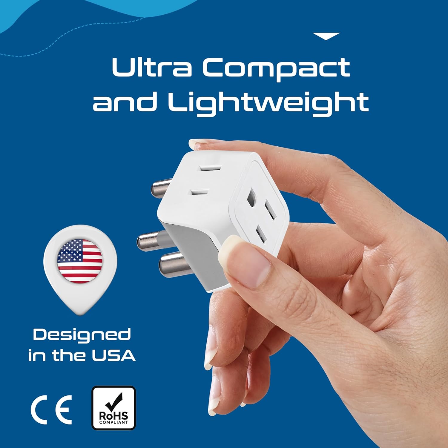 Ceptics Universal Travel Adapter, 35W International Power Adapter with PD & QC 3.0 Dual USB-C, 3 USB Travel Adapter Worldwide, Type I C G A Outlets 110V 220V A/C - EU Euro US UK (11-KU)