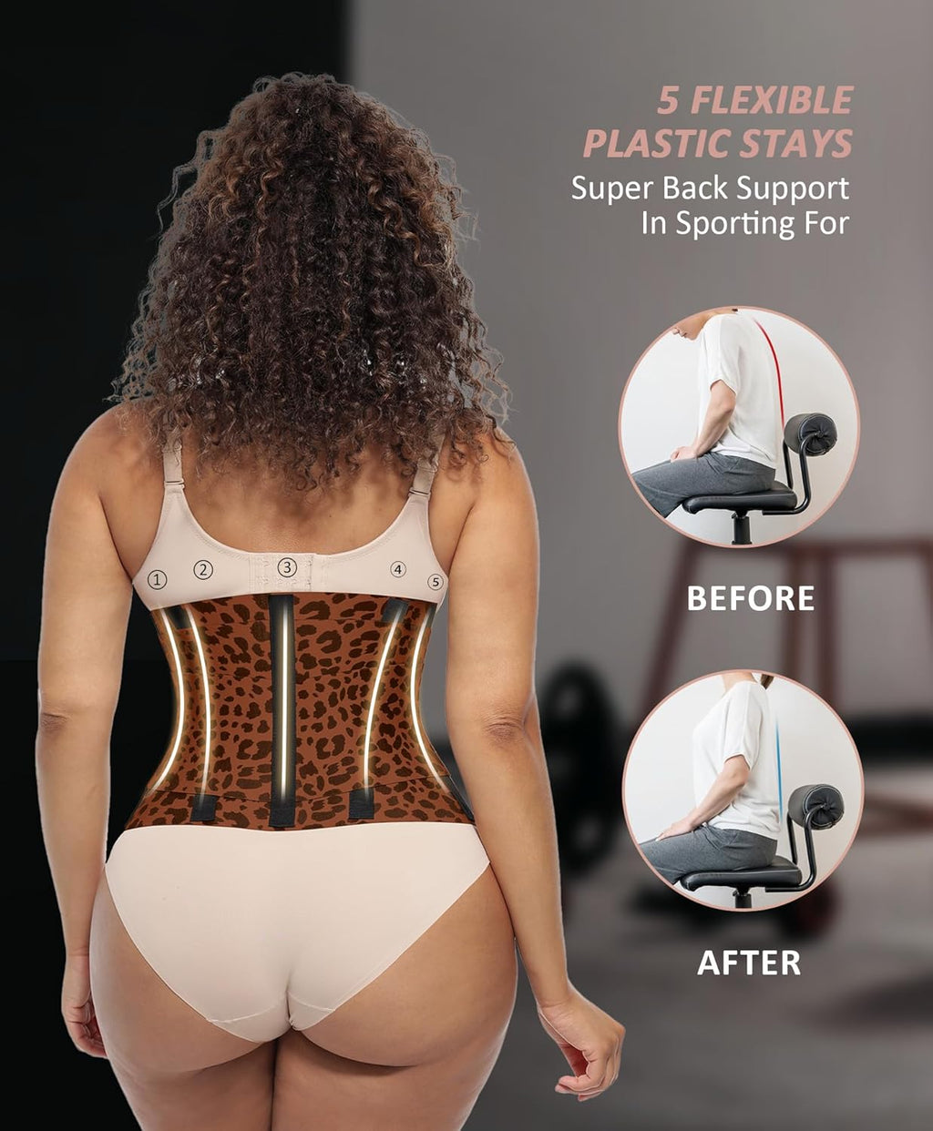 FeelinGirl Waist Trainer Belt Waist Cincher Trimmer Ab Belt Tummy Control Body Shaper with Triple Wrap Women and Men