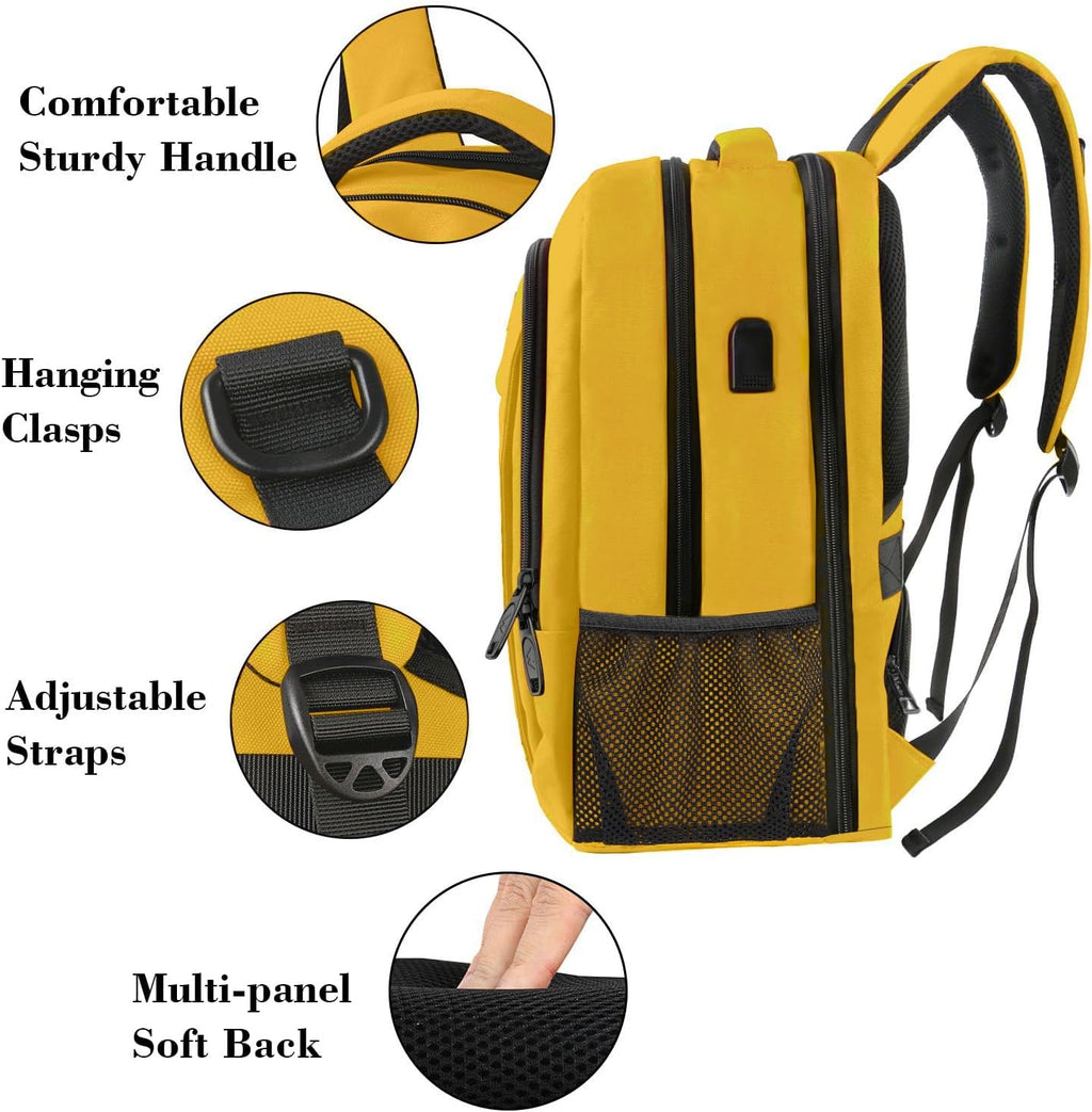 MATEIN Travel Laptop Backpack, Business Anti Theft Slim Sturdy Laptops Backpack with USB Charging Port, Water Resistant College School Computer Bag Gift for Men & Women Fits 15.6 Inch Notebook, Grey