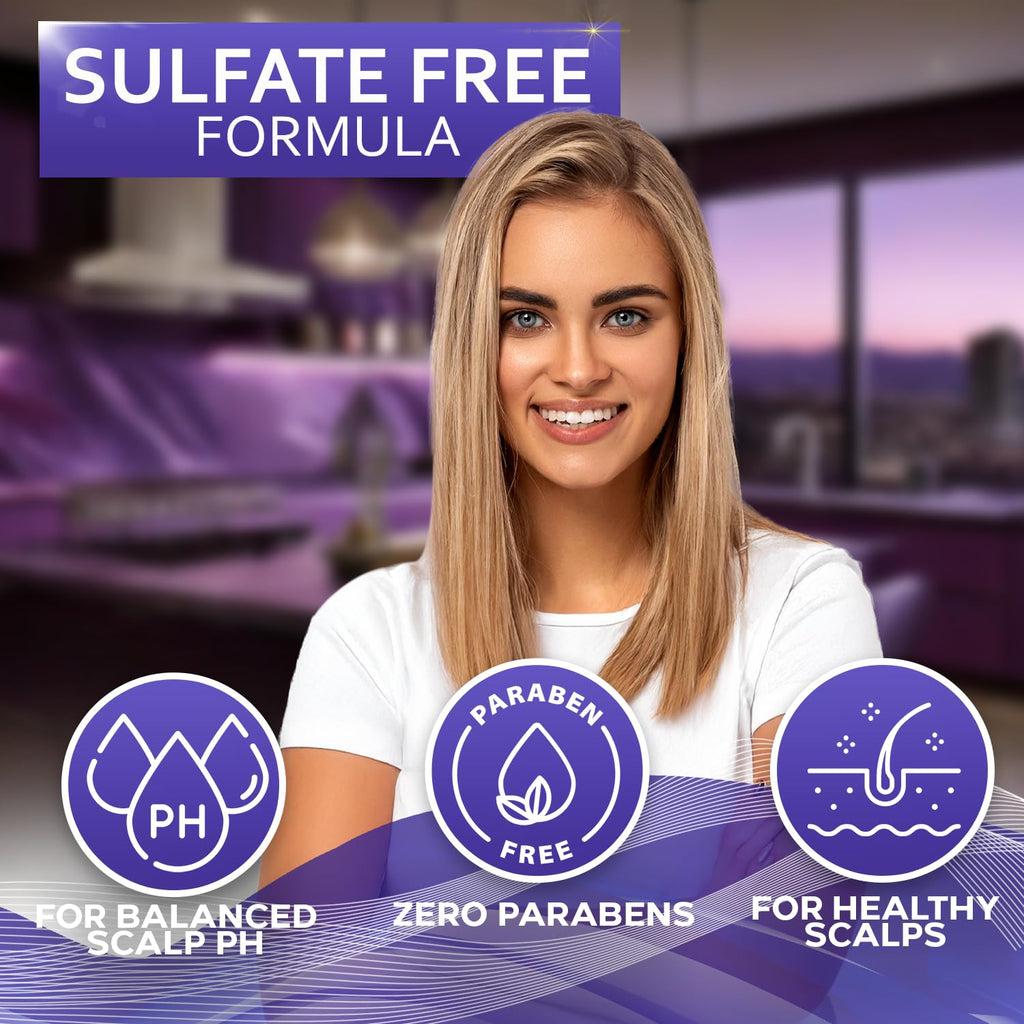 Biotin Shampoo and Conditioner Set - Sulfate and Paraben Free Treatment for Men and Women - Hair Thickening Volumizing Products to Help Boost Thinning Hair with Added Keratin