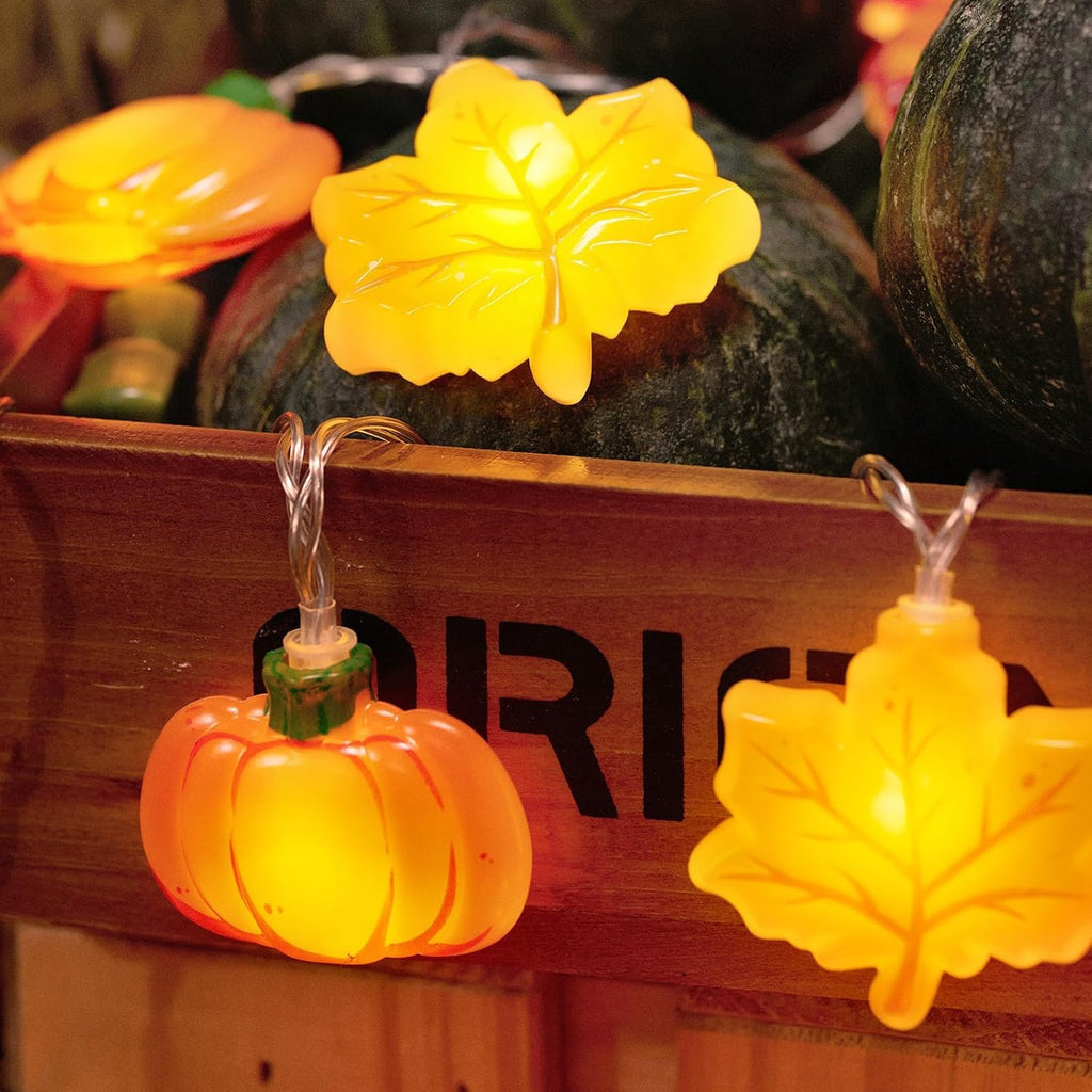 LOLStar Halloween String Lights Decorations, 9.8FT 20 LED Halloween Fairy Lights, Battery Operated (Not Included) with Timer Function and 8 Flashing Modes, Cute Booday Lights 2025 Home Indoor Decor