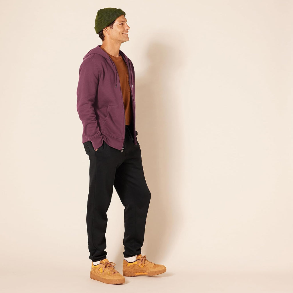 Essentials Men's Full-Zip Fleece Hoodie (Available in Big & Tall)