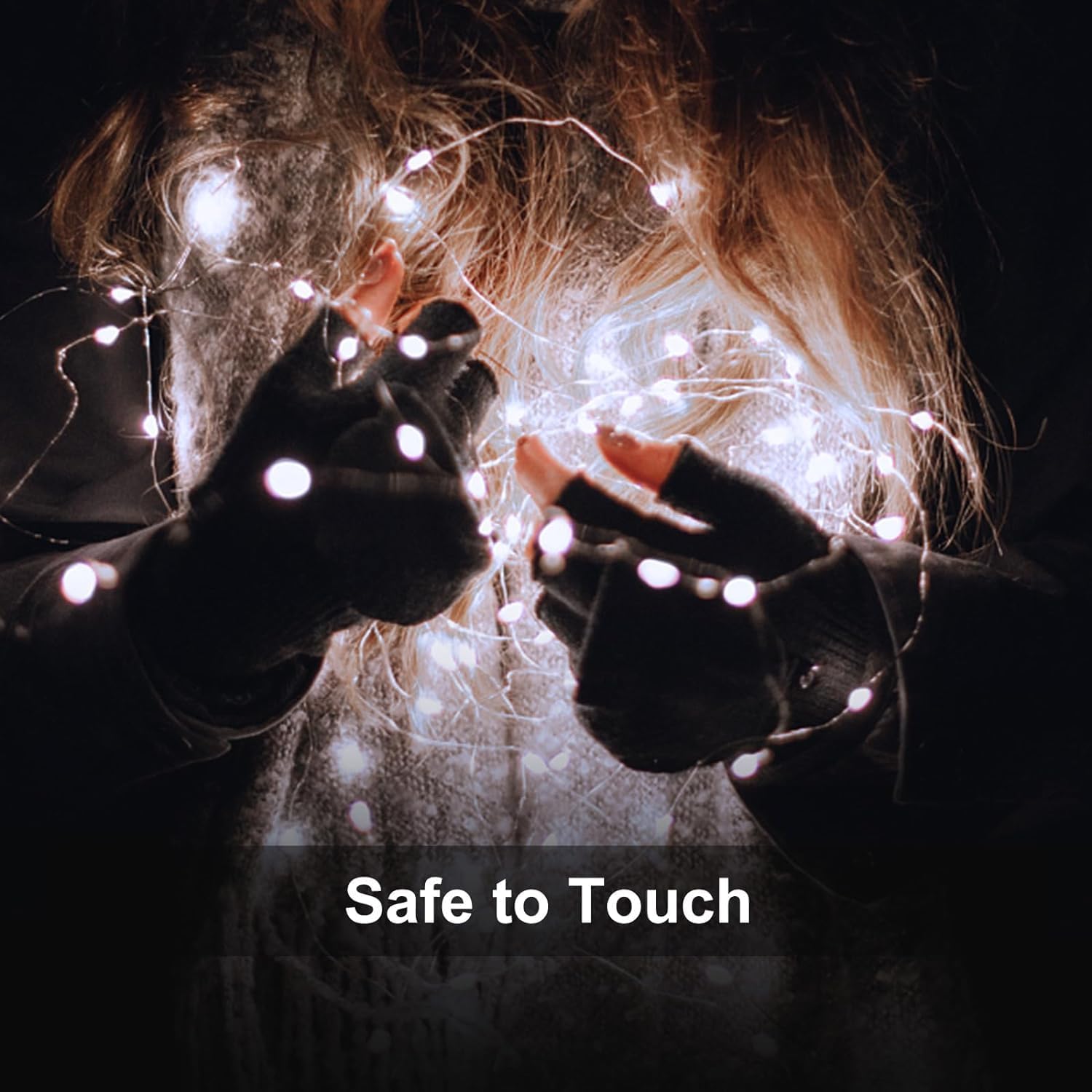 6 Pack Fairy Lights Battery Operated 7ft 20 LED Mini String Lights Twinkle Lights Silver Wire Firefly Starry Moon Lights for Mason Jars Wedding Party Christmas Centerpiece Table Decorations,Warm White