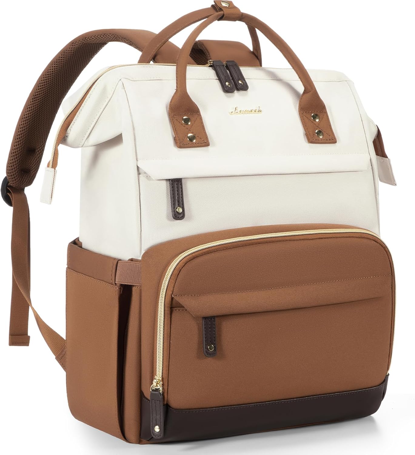 LOVEVOOK Laptop Backpack for Women, 15.6 Inch Work Business Backpacks Purse With Large Capacity, Waterproof Nurse Bag College Bookbag for School, Waterproof Casual Daypack for Travel