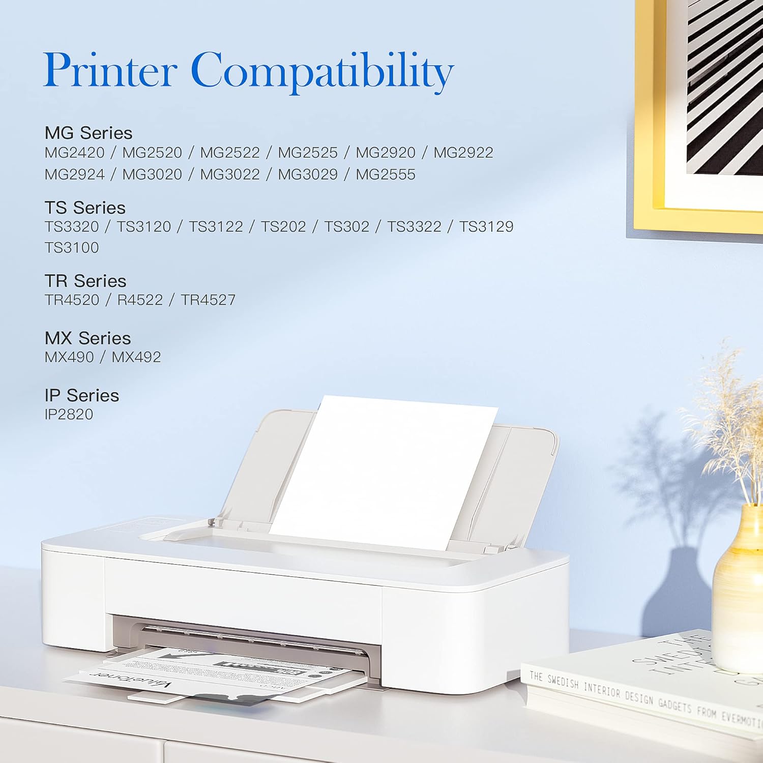 Valuetoner 245XL Ink Cartridge Replacement for Canon 245XL 246XL Combo Pack PG-245XL CL-246XL for Pixma TR4520 TR4527 MG2522 MG2520 MX490 MX492 TS202 TS302 TS3320 MG2920 Printer (Black, Color)