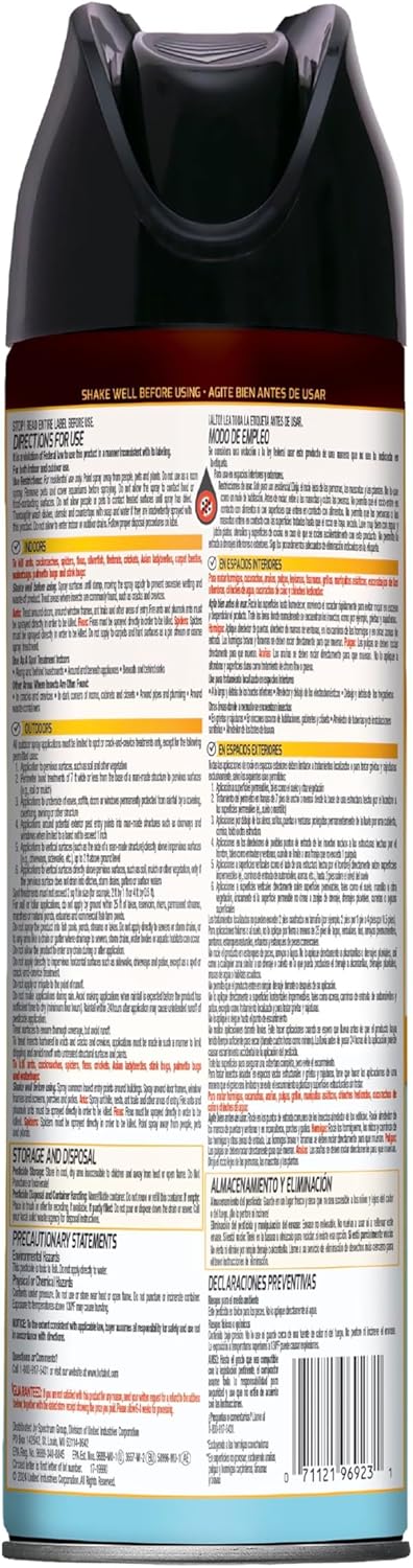 Hot Shot Ant, Roach & Spider Killer, Kills Insects Indoors and Outdoors, Kills Roaches and Listed Ants on Contact, Insecticide Spray, 17.5 Ounce (Crisp Linen)