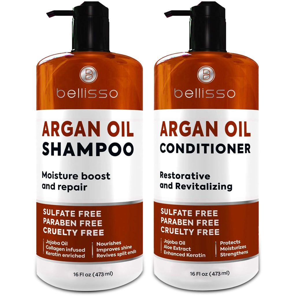 Biotin Shampoo and Conditioner Set - Sulfate and Paraben Free Treatment for Men and Women - Hair Thickening Volumizing Products to Help Boost Thinning Hair with Added Keratin