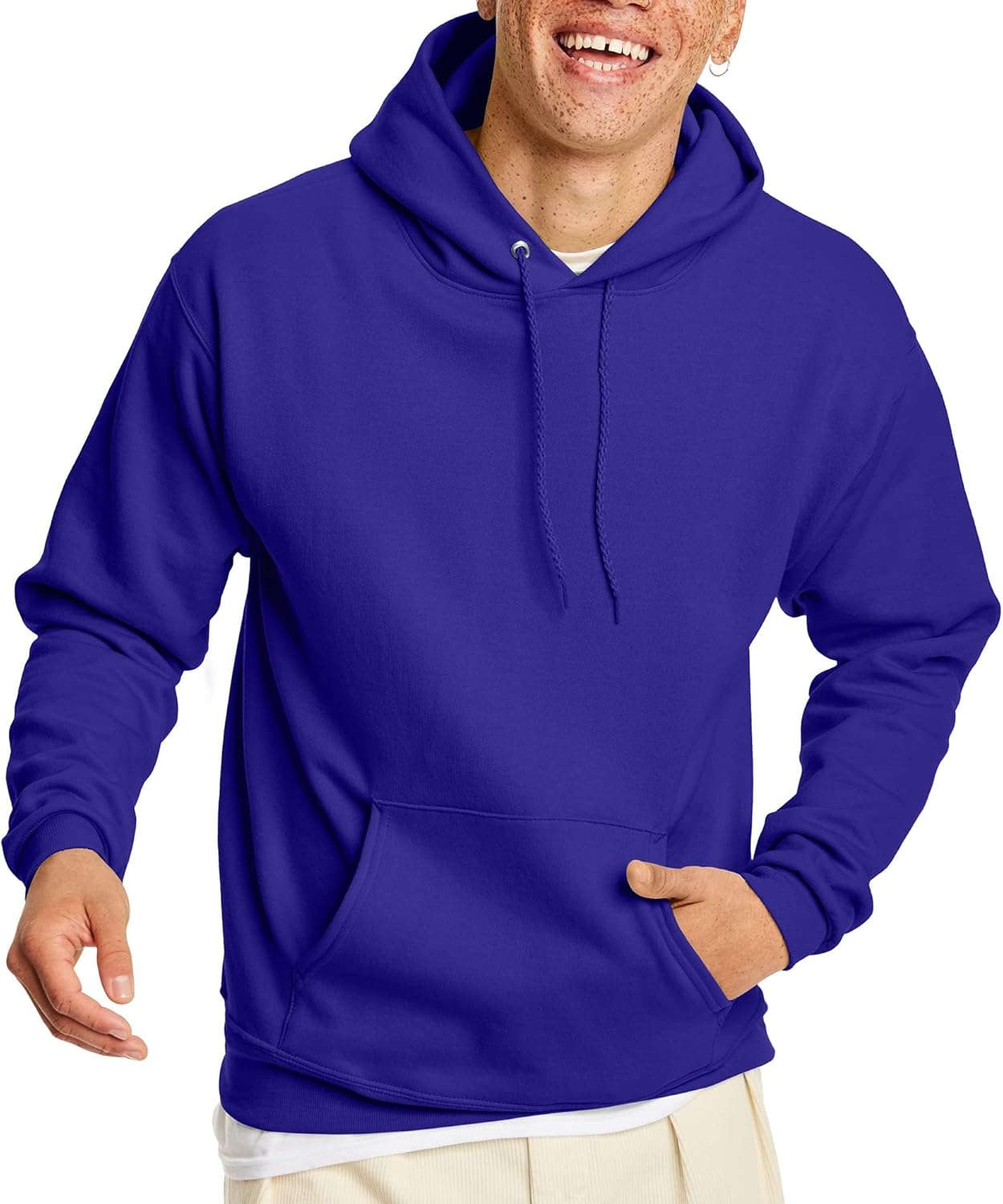 Hanes mens Hoodie, Ecosmart Fleece Hoodie, Hooded Sweatshirt for Men
