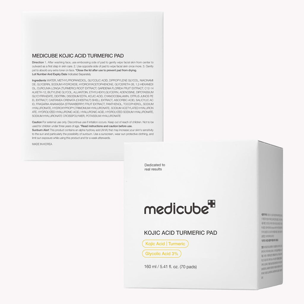 Medicube Zero Pore Pads 2.0, Dual-Textured Facial Toner Pads for Exfoliation and Pore Care with 4.5% AHA Lactic Acid & 0.45% BHA Salicylic Acid, Ideal for All Skin Types, Korean Skin Care (70 units)