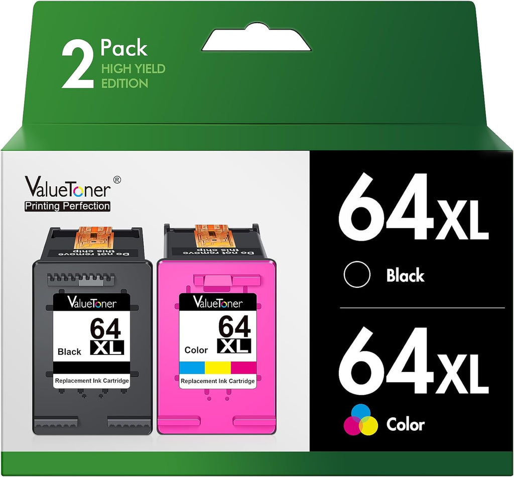 Valuetoner 245XL Ink Cartridge Replacement for Canon 245XL 246XL Combo Pack PG-245XL CL-246XL for Pixma TR4520 TR4527 MG2522 MG2520 MX490 MX492 TS202 TS302 TS3320 MG2920 Printer (Black, Color)