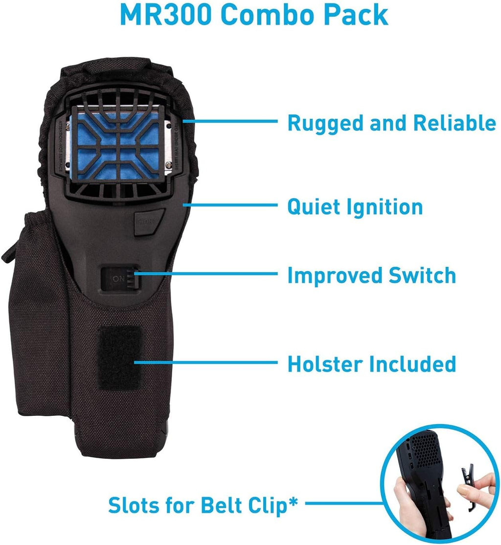 Thermacell Mosquito Portable Repeller; Includes 12-Hour Refill; 15 Foot Zone of Protection; Highly Effective Mosquito Repellent; Deet Free Bug Spray Alternative; Scent Free