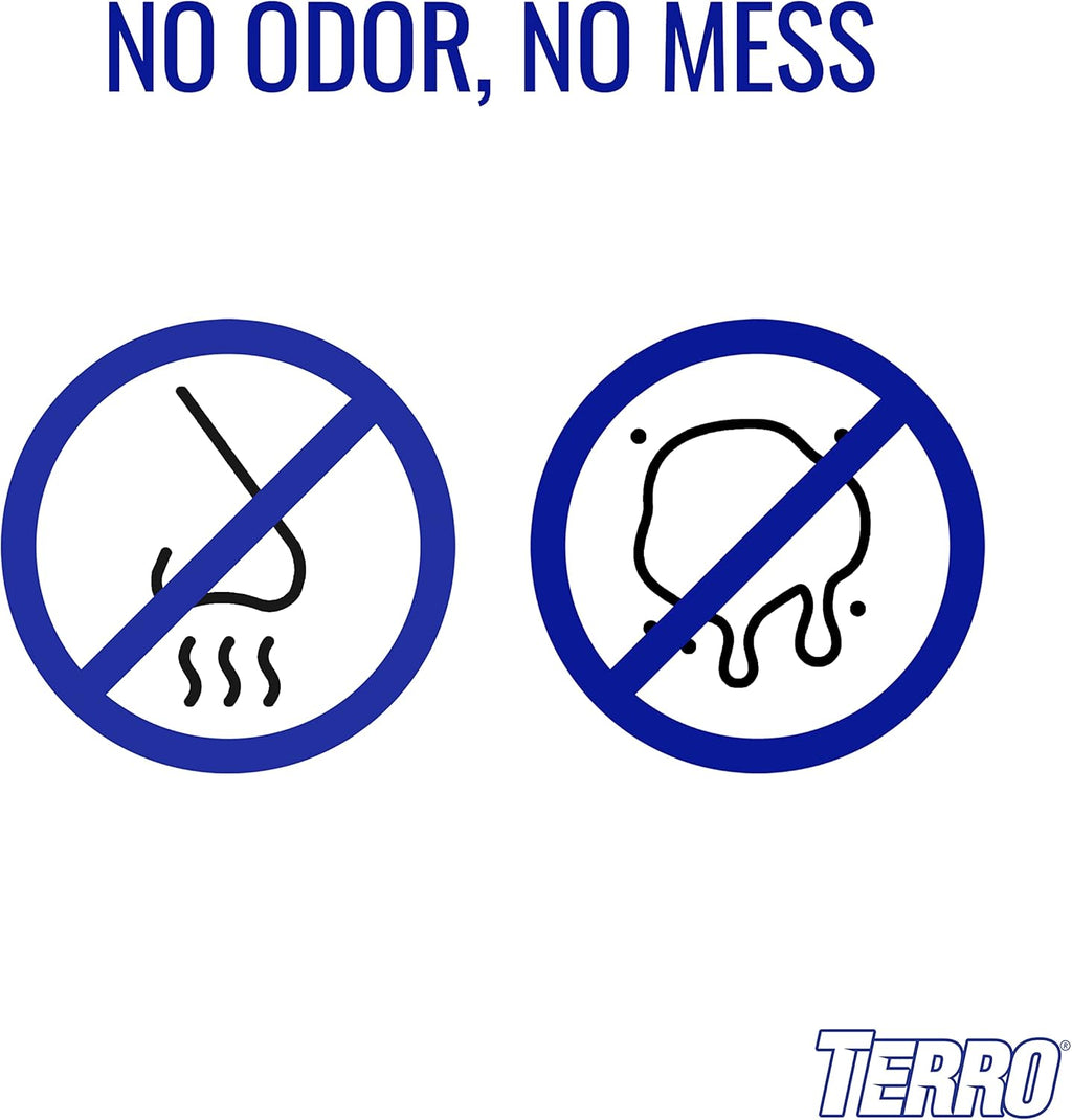 TERRO T518 Fly Magnet Indoor Housefly, 8 Count Pack, Sticky Fly Trap Indoor Hanging