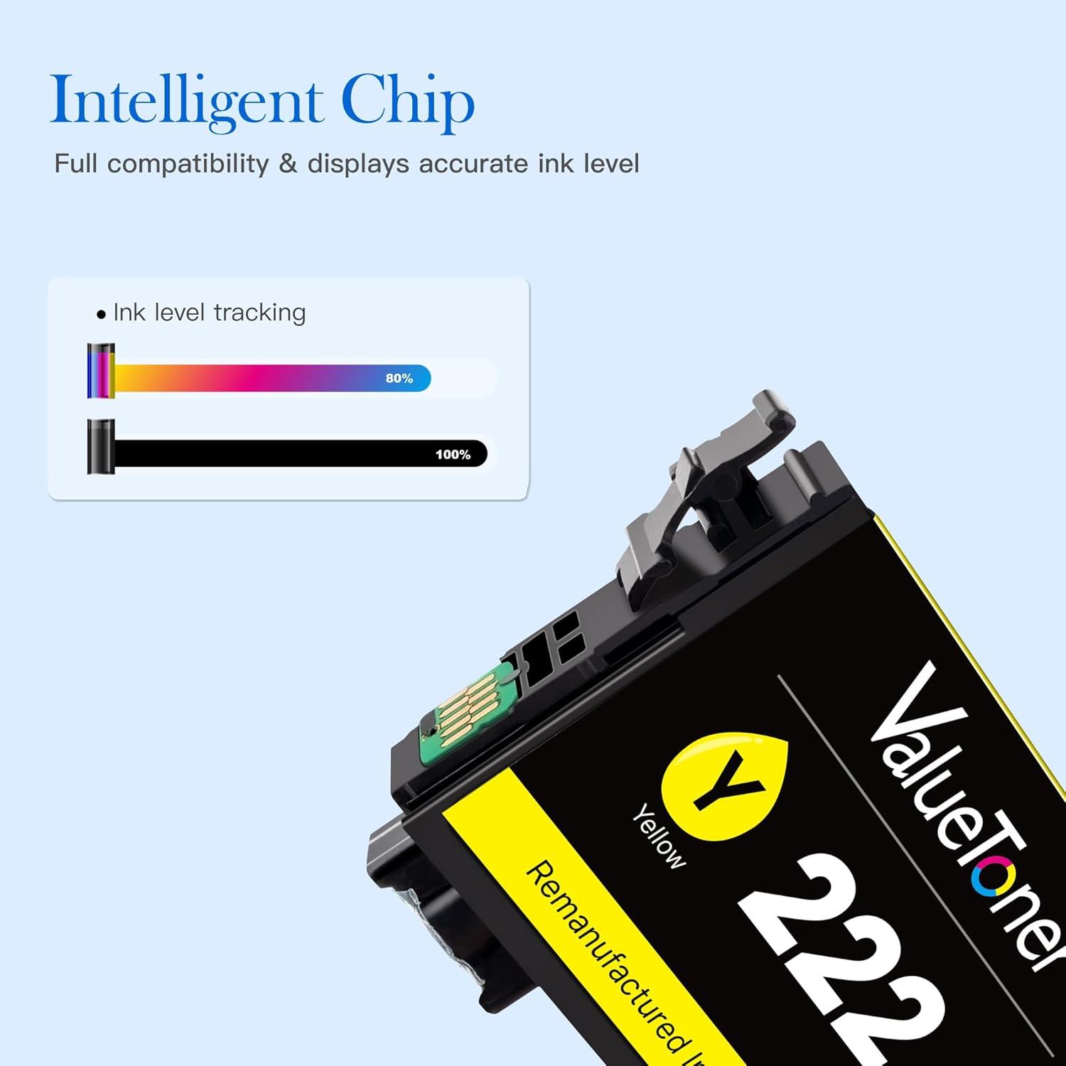 Valuetoner 245XL Ink Cartridge Replacement for Canon 245XL 246XL Combo Pack PG-245XL CL-246XL for Pixma TR4520 TR4527 MG2522 MG2520 MX490 MX492 TS202 TS302 TS3320 MG2920 Printer (Black, Color)