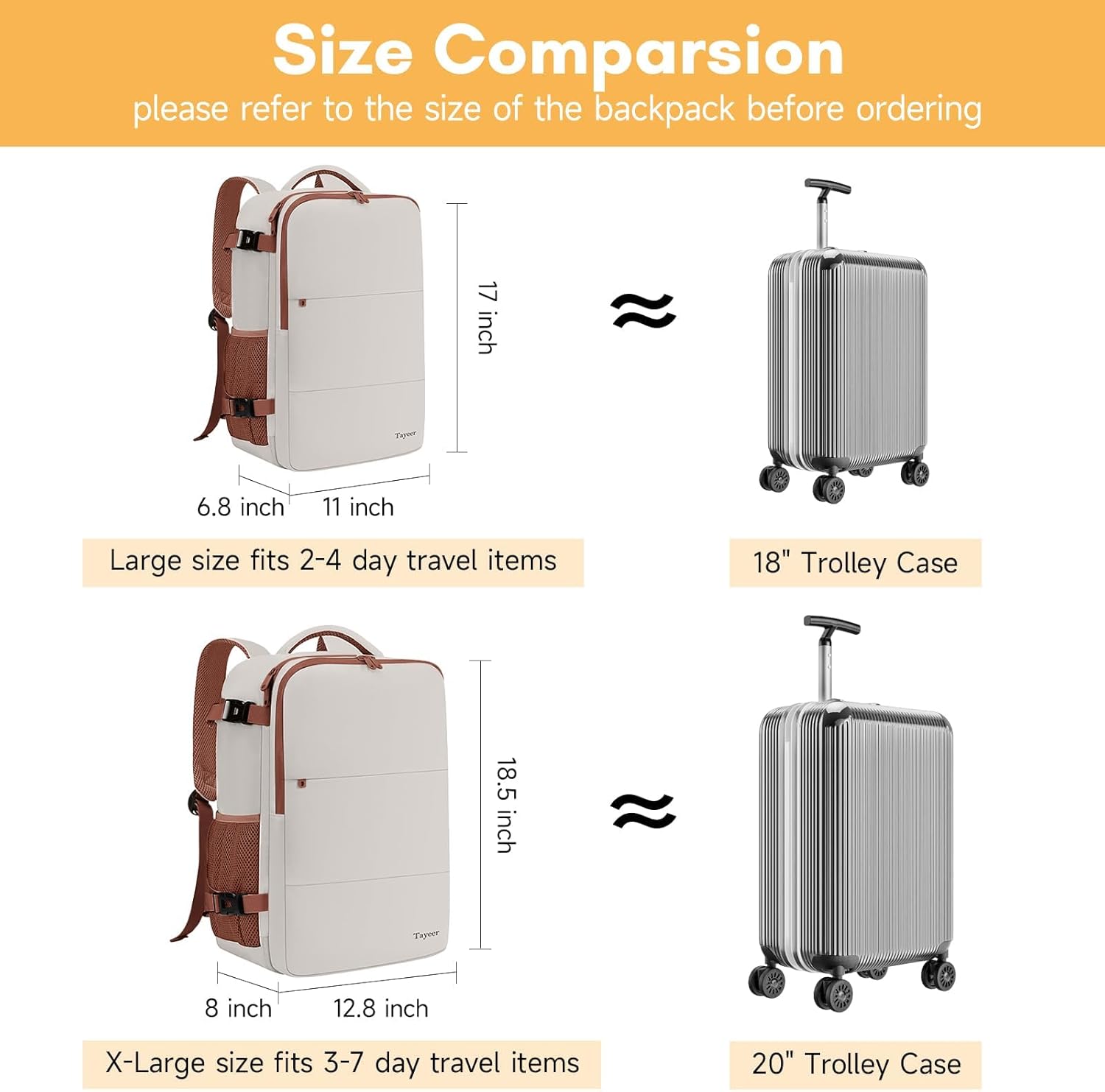 Taygeer Travel Backpack for Women, Carry On Backpack with USB Charging Port & Shoe Pouch, TSA 15.6inch Laptop Mochila Flight Approved, Nurse Bag Casual Daypack for Weekender Business Hiking, Pink