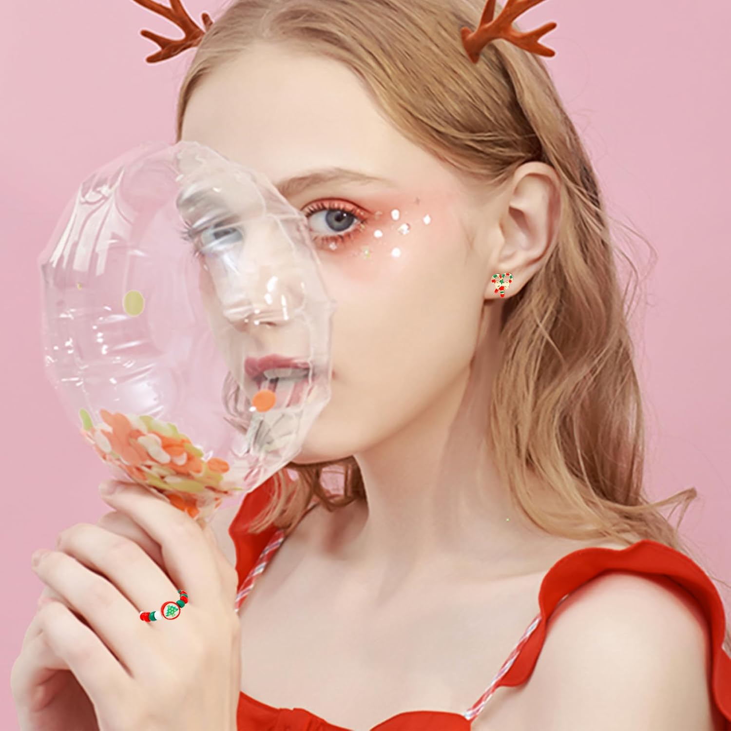 NEWITIN 69 Pieces Gold Jewelry Set for Women Fashion Costume Jewelry Gold Plated Necklace Bracelet Earrings Set for Women