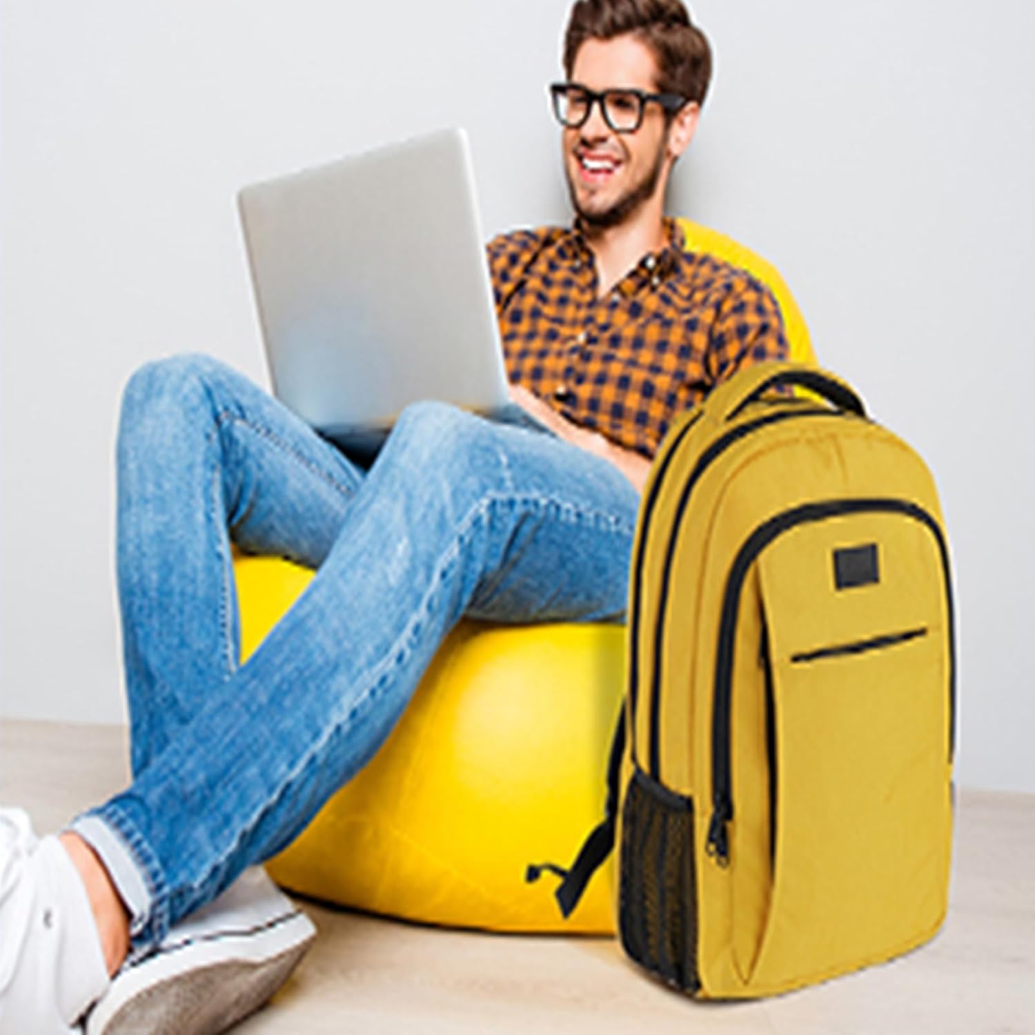 MATEIN Travel Laptop Backpack, Business Anti Theft Slim Sturdy Laptops Backpack with USB Charging Port, Water Resistant College School Computer Bag Gift for Men & Women Fits 15.6 Inch Notebook, Grey