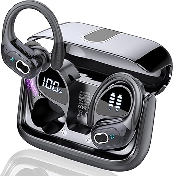 AI Translation Earbuds Real Time, 164 Language Translator Earbud 3-in-1 Bluetooth 5.4 Translator Earbuds with 6 Translation Modes, 75H Translators Headphones with APP for Travel Business, Black