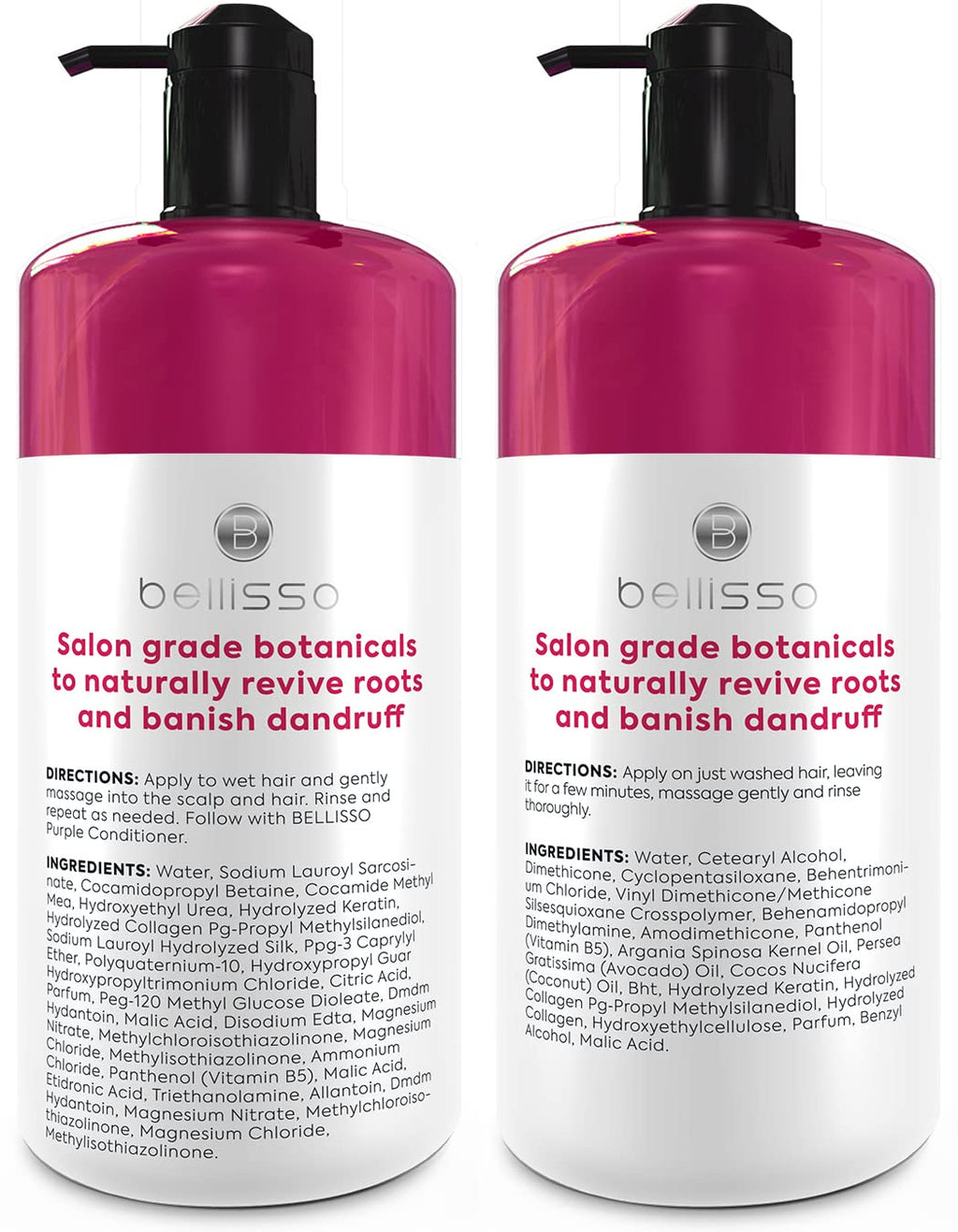 Biotin Shampoo and Conditioner Set - Sulfate and Paraben Free Treatment for Men and Women - Hair Thickening Volumizing Products to Help Boost Thinning Hair with Added Keratin