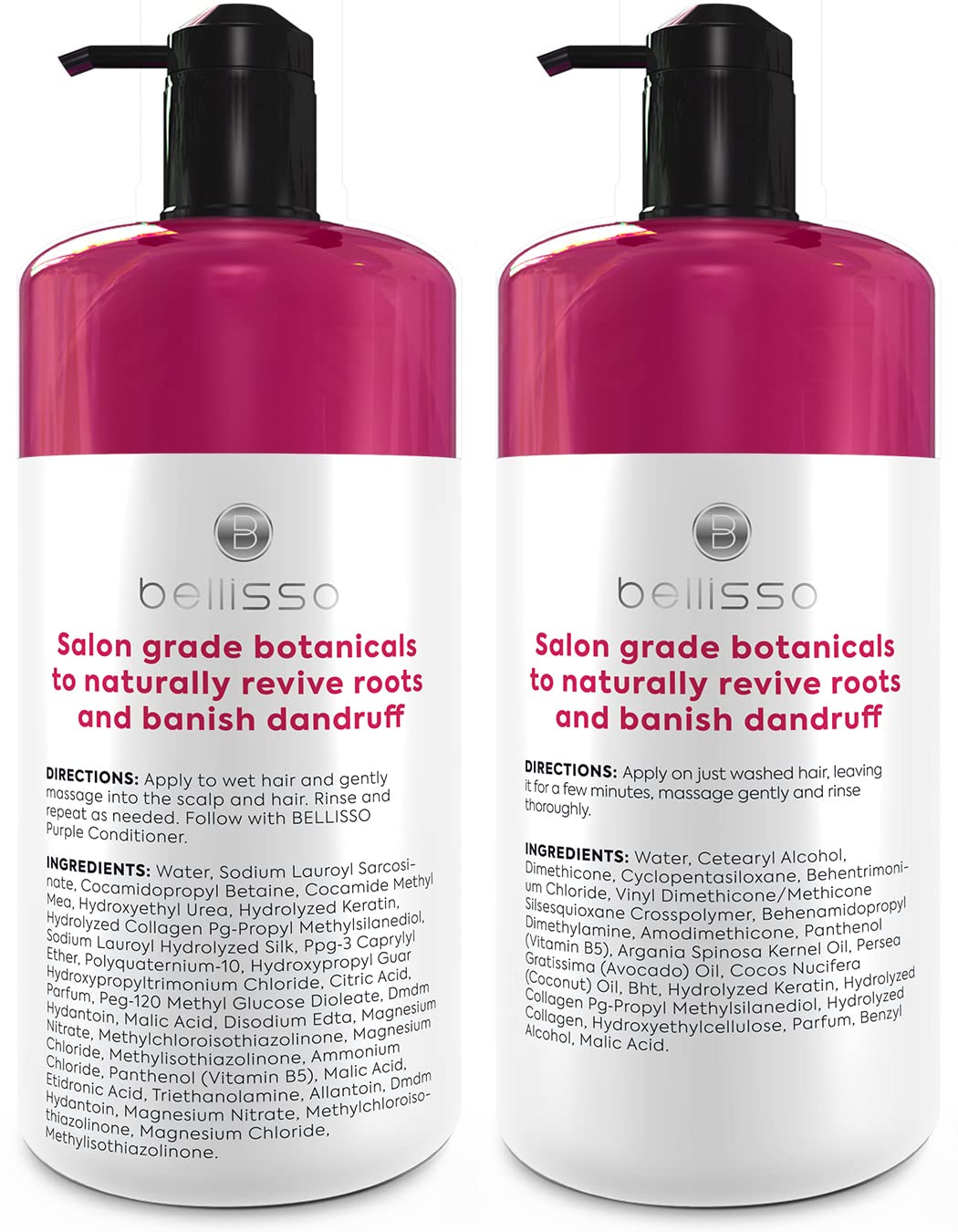 Biotin Shampoo and Conditioner Set - Sulfate and Paraben Free Treatment for Men and Women - Hair Thickening Volumizing Products to Help Boost Thinning Hair with Added Keratin
