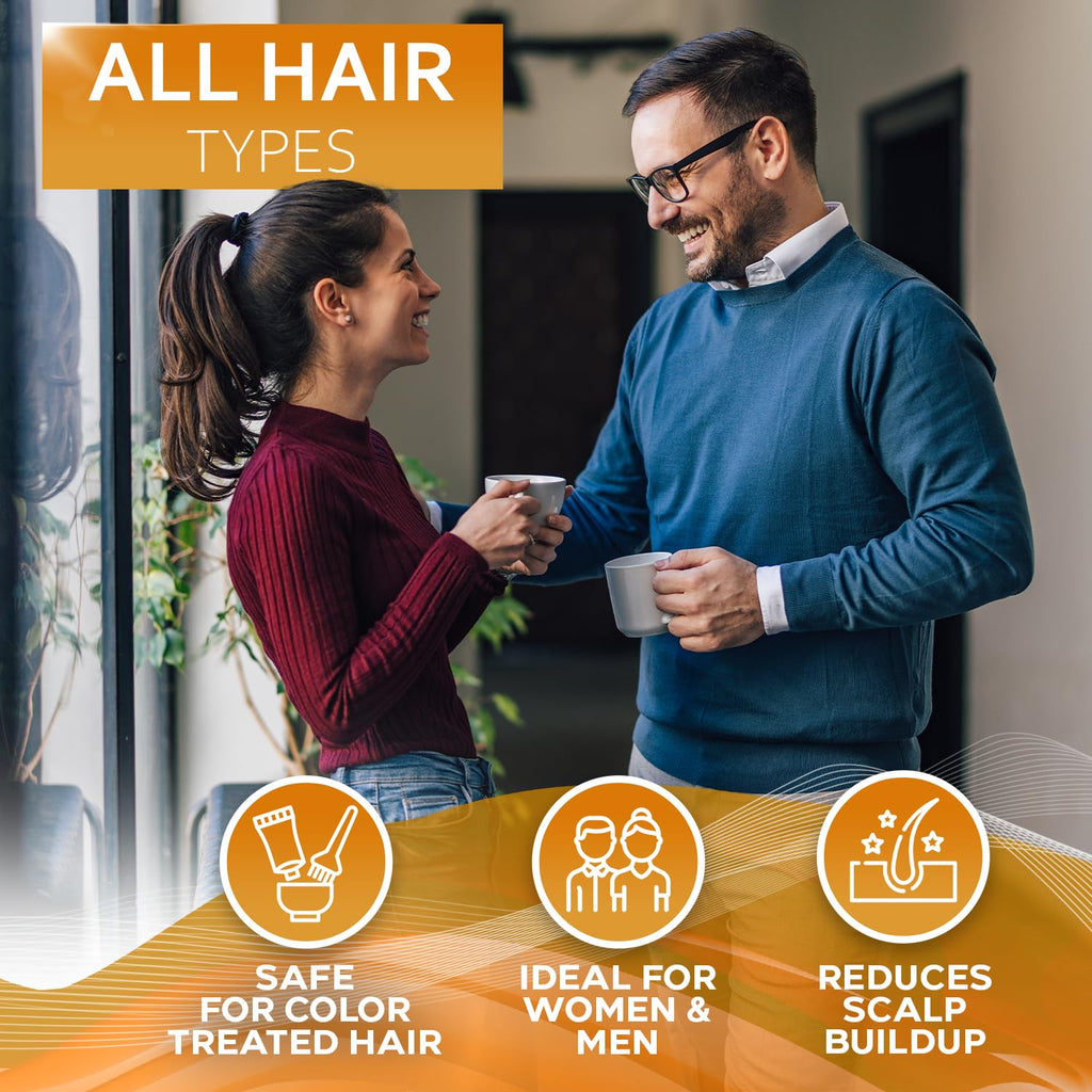 Biotin Shampoo and Conditioner Set - Sulfate and Paraben Free Treatment for Men and Women - Hair Thickening Volumizing Products to Help Boost Thinning Hair with Added Keratin