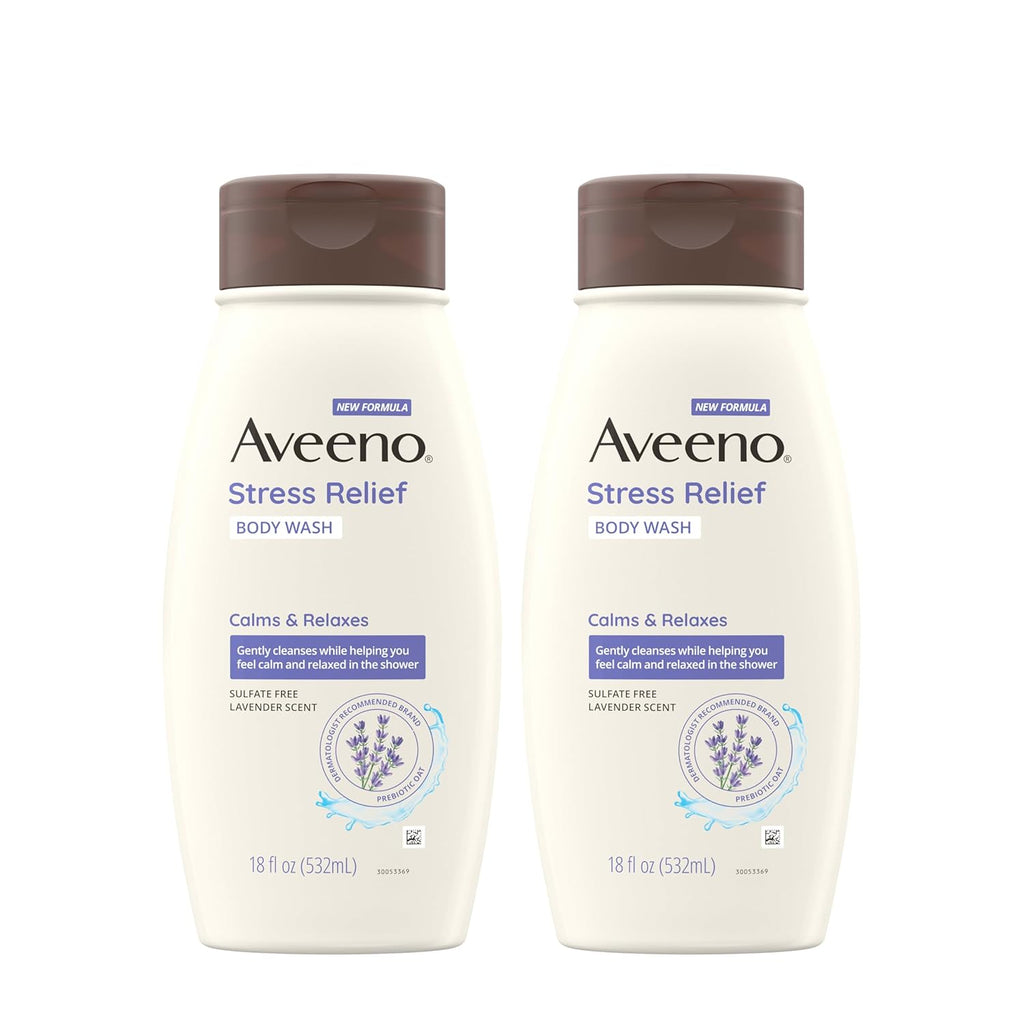 Aveeno Daily Moisturizing Body Wash for Women and Men for Dry & Sensitive Skin, Paraben, Soap & Dye-Free, Gentle Shower Cleanser, Dermatologist Recommended Brand, Lightly Scented, 33 Fl Oz
