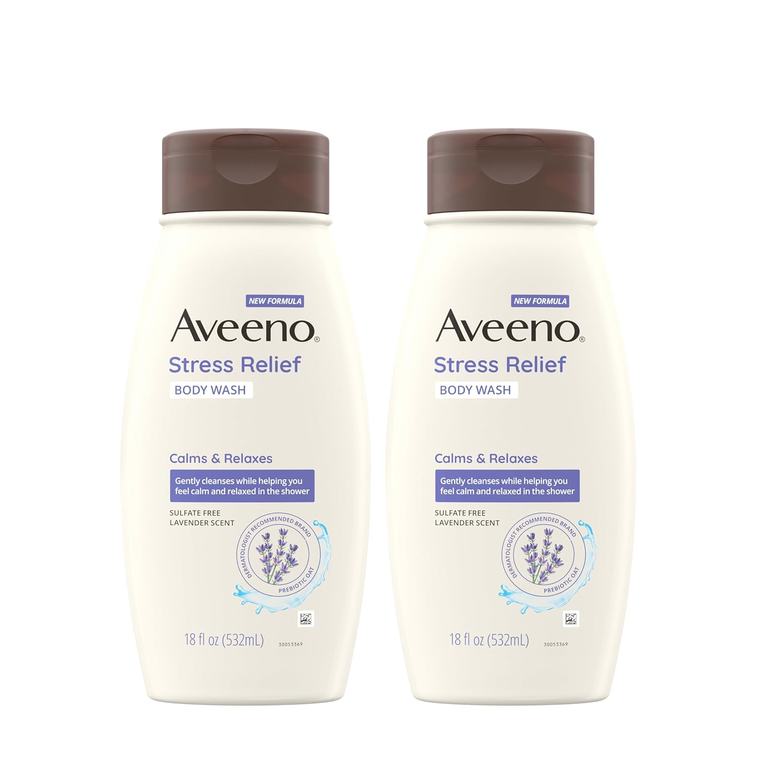 Aveeno Daily Moisturizing Body Wash for Women and Men for Dry & Sensitive Skin, Paraben, Soap & Dye-Free, Gentle Shower Cleanser, Dermatologist Recommended Brand, Lightly Scented, 33 Fl Oz
